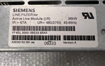 SIEMENS 1P 6SL 3000-OBE23-6AAO