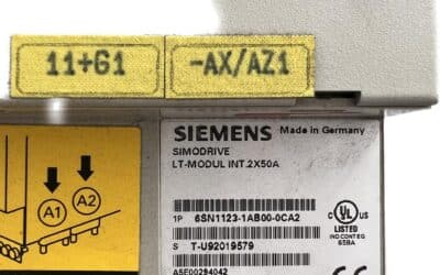 SIEMENS SIMODRIVE 611 6SN1123-1ABOO-OCA2