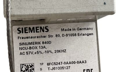 SIEMENS SINUMERIK 840 D – 6FC5247-OAAOO-OAA3